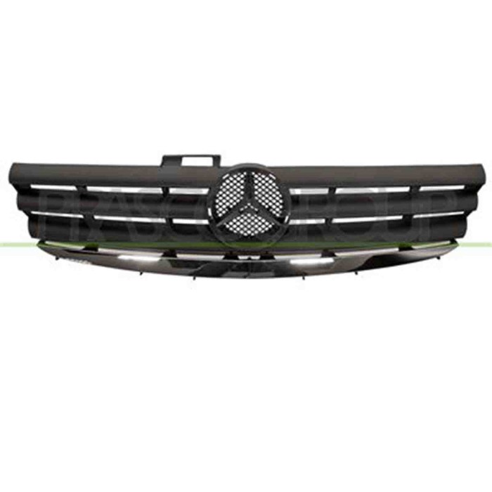 ME3242021_1.JPG Griglia Radiatore Nera Con Modanatura Cromata Per Mercedes A Class (w169) Dal 2004 Al 2007