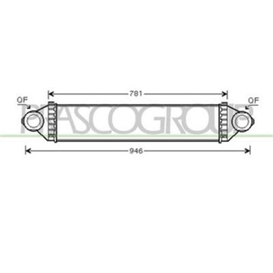 ME324N001_1.JPG Intercooler Per Mercedes A Class (w169) Dal 2004 Al 2007