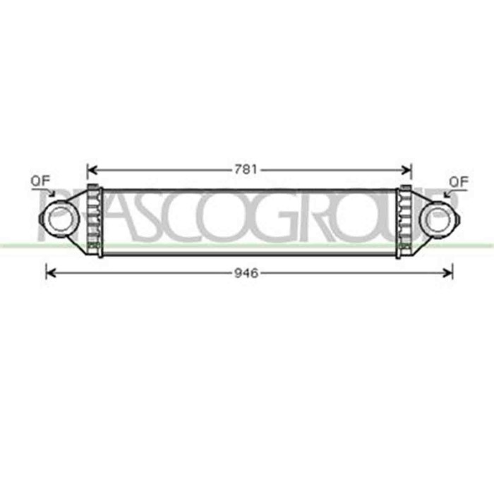 ME324N001_1.JPG Intercooler Per Mercedes A Class (w169) Dal 2004 Al 2007