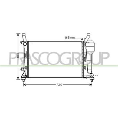 ME324R001_1.JPG Radiatore Per Mercedes A Class (w169) Dal 2004 Al 2007