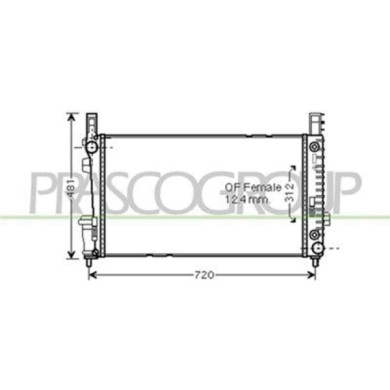 ME324R002_1.JPG Radiatore Per Mercedes A Class (w169) Dal 2004 Al 2007