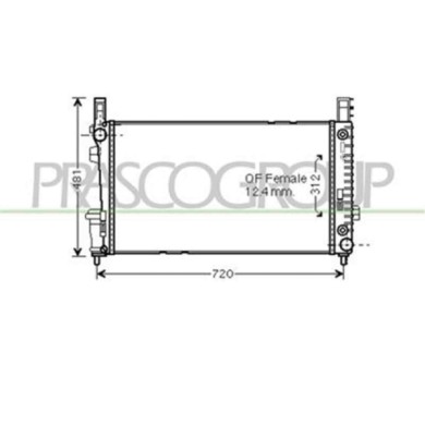 ME324R003_2.JPG Radiatore Per Mercedes A Class (w169) Dal 2004 Al 2007