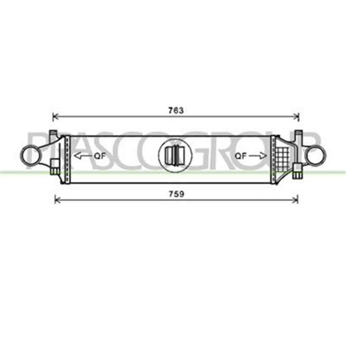 ME328N001_1.JPG Intercooler Per Mercedes A Class (w176) Dal 2012 Al 2015