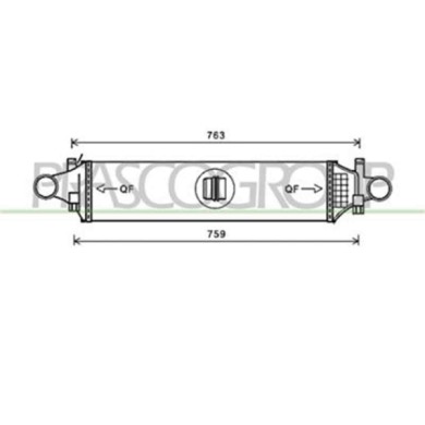 ME328N002_1.JPG Intercooler Per Mercedes A Class (w176) Dal 2012 Al 2015