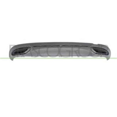 ME3321861_2.JPG Spoiler Paraurti Posteriore Nero Goffrato Per Mercedes A Class (w177) Dal 2018