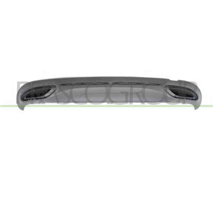 ME3321861_2.JPG Spoiler Paraurti Posteriore Nero Goffrato Per Mercedes A Class (w177) Dal 2018
