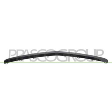 ME3331246_1.JPG Modanatura Inferiore Centrale Nera Lucida Per Mercedes A Class (w177) 5 Porte Amg/amg Line Dal 2018