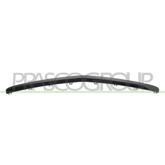 ME3331246_1.JPG Modanatura Inferiore Centrale Nera Lucida Per Mercedes A Class (w177) 5 Porte Amg/amg Line Dal 2018