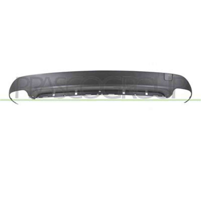 ME3501851_2.JPG Spoiler Paraurti Posteriore Nero Goffrato Con Scarico Doppio A Destra E A Sinistra Per Mercedes Cla Class (w117/