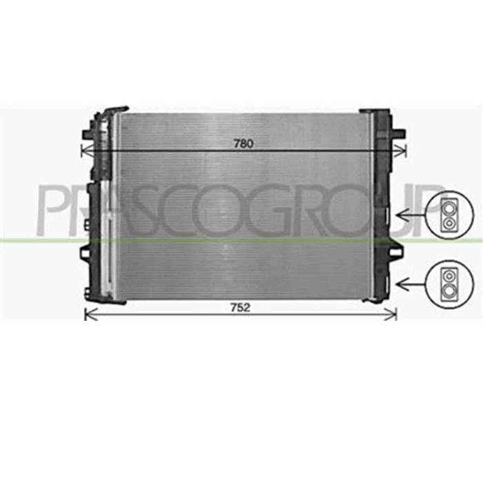 ME424C001_1.JPG Condensatore Per Mercedes B Class (w246) Dal 2011 Al 2014