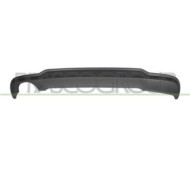Spoiler Paraurti Posteriore Nero/goffrato Per Mercedes C Class (w204/s204) Dal 2011 Al 2013
