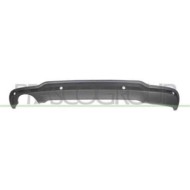 Spoiler Paraurti Posteriore Nero/goffrato Per Mercedes C Class (w204/s204) Dal 2011 Al 2013