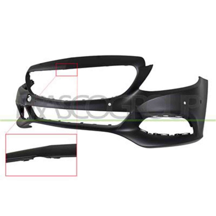 ME4421021_2.JPG Paraurti Anteriore Per Mercedes C Class (w205/s205) Dal 2014 Al 2018