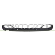 Spoiler Paraurti Posteriore Nero Goffrato Per Mercedes C Class (w205/s205) Dal 2014 Al 2018