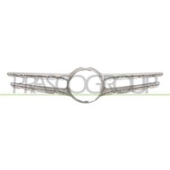 Modanatura Argento Griglia Radiatore Per Mercedes C Class (w205/s205) Dal 2014 Al 2018
