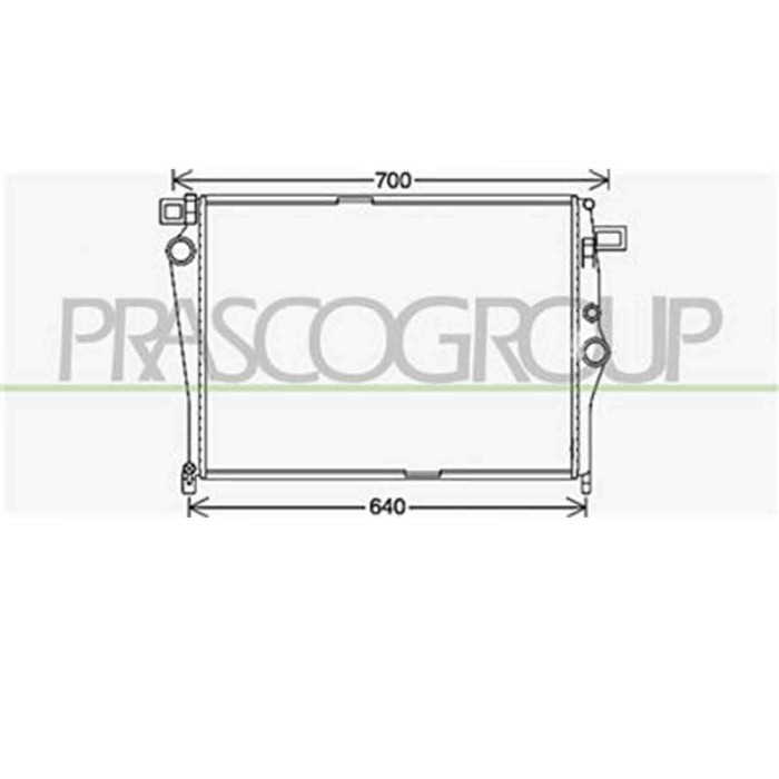 ME442R003_2.JPG Radiatore Per Mercedes C Class (w205/s205) Dal 2014 Al 2018