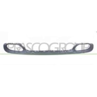 Spoiler Paraurti Posteriore Nero Goffrato Per Mercedes C Class Coupe'/cabrio (c205) Dal 2015 Al 2018
