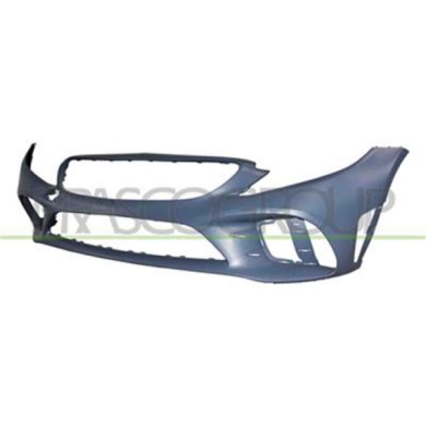 ME4441000_2.JPG Paraurti Anteriore Con Primer Per Mercedes C Class Amg/amg Line (w205/s205) Dal 2018 Al 2021