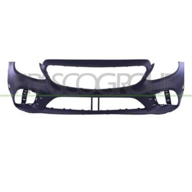 ME4441031_1.JPG Paraurti Anteriore Con Primer Per Mercedes C Class Amg/amg Line (w205/s205) Dal 2018 Al 2021