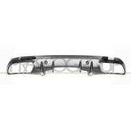 Spoiler Paraurti Posteriore Nero Lucido Con Sede Gancio Rimorchio Per Mercedes C Class Amg/amg Line (w205/s205) Dal 2018 Al 2021