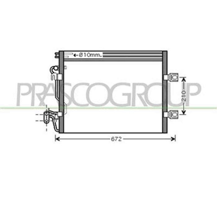 ME522C002_1.JPG Condensatore Per Mercedes S Class (w220) Dal 1998 Al 2002