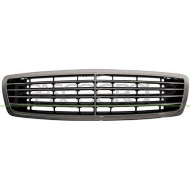 ME5242010_1.JPG Griglia Radiatore Completa Cromata Interno Nero Per Mercedes S Class (w220) Dal 2002 Al 2005