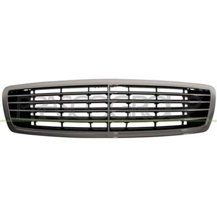 ME5242010_1.JPG Griglia Radiatore Completa Cromata Interno Nero Per Mercedes S Class (w220) Dal 2002 Al 2005