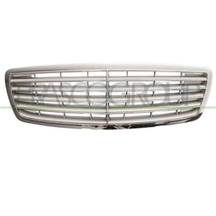 ME5242020_1.JPG Griglia Radiatore Completa Cromata Interno Argento Per Mercedes S Class (w220) Dal 2002 Al 2005