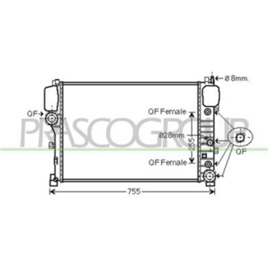 ME526R002_1.JPG Radiatore Per Mercedes S Class (w221) Dal 2005 Al 2009