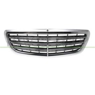 Griglia Radiatore Cromata/nero Lucida Per Mercedes S Class (w222) Dal 2017 Al 2020