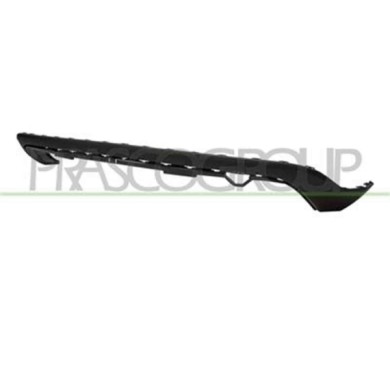 ME7001091_1.JPG Paraurti Posteriore Inferiore Nero/goffrato Per Mercedes Gla Class (x156) Dal 2013 Al 2016