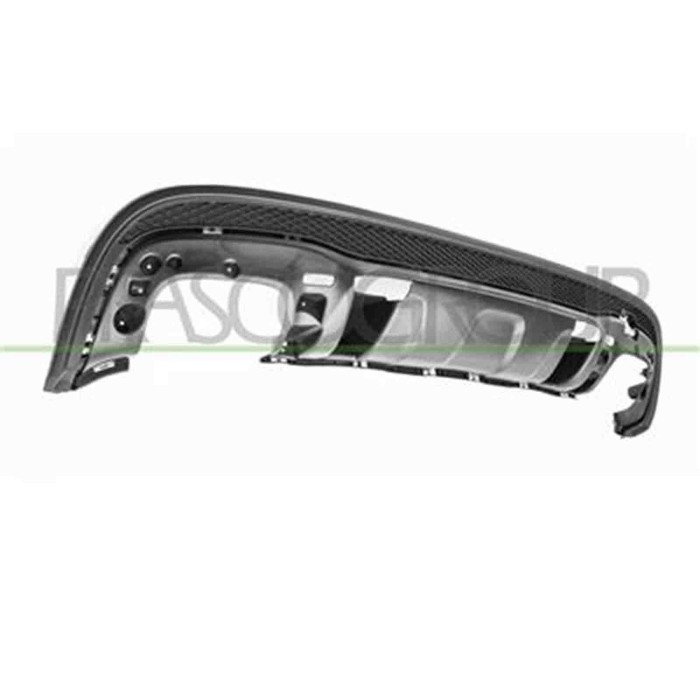 ME7001092_1.JPG Paraurti Posteriore Inferiore Nero/goffrato Per Mercedes Gla Class (x156) Dal 2013 Al 2016