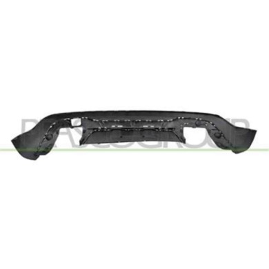 ME7021071_1.JPG Paraurti Posteriore Inferiore Nero Goffrato Per Mercedes Gla Class (x156) Dal 2017 Al 2019