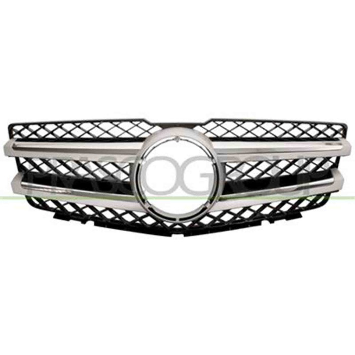 ME7102011_1.JPG Griglia Radiatore Nera Con Modanatura Cromata Per Mercedes Glk ( X204 ) Dal 2008 Al 2012