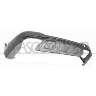 Spoiler Paraurti Posteriore Nero Goffrato Per Mercedes Glc Class (x253) Amg/amg Line Dal 2015 Al 2020