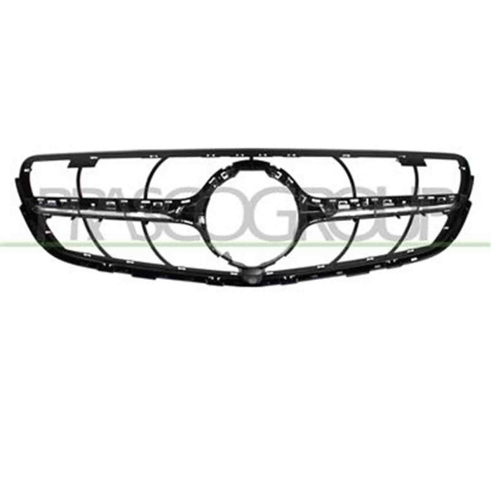 ME7142041_1.JPG Griglia Radiatore Nera Con Foro Telecamera Per Mercedes Glc Class (x253) Amg/amg Line Dal 2015 Al 2020