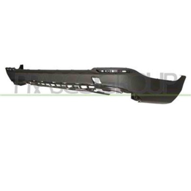 ME7151081_1.JPG Paraurti Posteriore Inferiore Nero Per Mercedes Glc Class (x253) Dal 2015 Al 2020