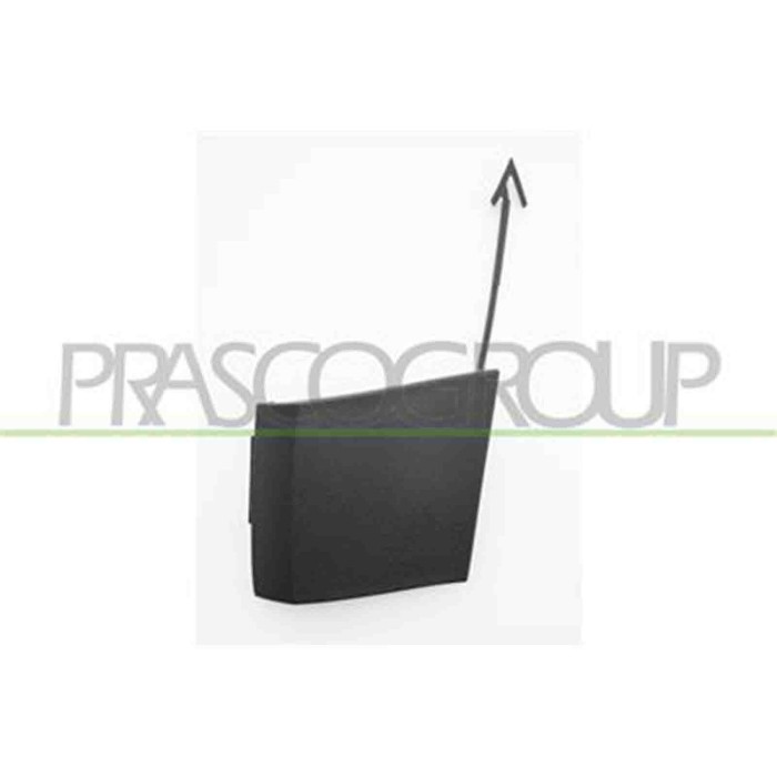 ME7151296_1.JPG Tappo Coprigancio Traino Posteriore Con Primer Per Mercedes Glc Class (x253) Dal 2015 Al 2020