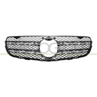 ME7152011_1.JPG Griglia Radiatore Nera Per Mercedes Glc Class (x253) Dal 2015 Al 2020