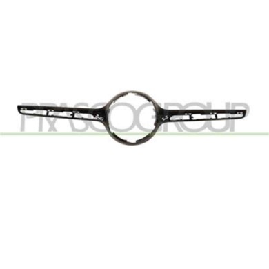 ME7152206_1.JPG Modanatura Griglia Centrale Nera Lucida Per Mercedes Glc Class (x253) Dal 2015 Al 2020