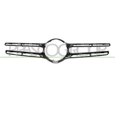 ME7152315_1.JPG Modanatura Nero Lucida Griglia Radiatore Per Mercedes Glc Class (x253) Dal 2015 Al 2020