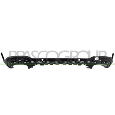 ME7191851_1.JPG Spoiler Paraurti Posteriore Nero Goffrato Per Mercedes Glc Class (x253) Amg/amg Line Dal 2020