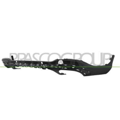 ME7191851_2.JPG Spoiler Paraurti Posteriore Nero Goffrato Per Mercedes Glc Class (x253) Amg/amg Line Dal 2020