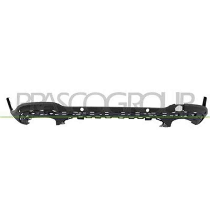 ME7191861_1.JPG Spoiler Paraurti Posteriore Nero Goffrato Per Mercedes Glc Class (x253) Amg/amg Line Dal 2020