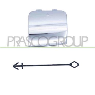 ME7301286_2.JPG Tappo Coprigancio Traino Posteriore Cromato Per Mercedes Glb Class (x247) Dal 2019