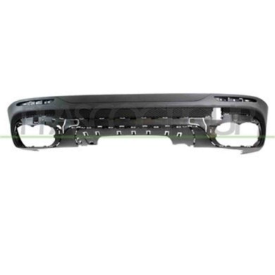 ME7311051_1.JPG Paraurti Posteriore Inferiore Nero Goffrato Per Mercedes Glb Class (x247) Amg/amg Line Dal 2019