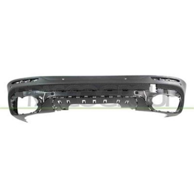 ME7311061_2.JPG Paraurti Posteriore Inferiore Nero Goffrato Per Mercedes Glb Class (x247) Amg/amg Line Dal 2019