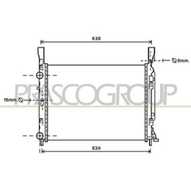 ME750R001_1.JPG Radiatore Per Mercedes Citan (w415) Dal 2012 Al 2021