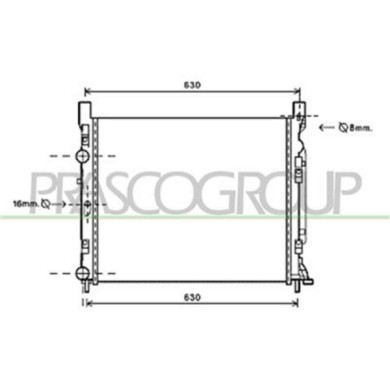 ME750R002_1.JPG Radiatore Per Mercedes Citan (w415) Dal 2012 Al 2021