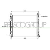 Radiatore Per Mercedes Citan (w415) Dal 2012 Al 2021